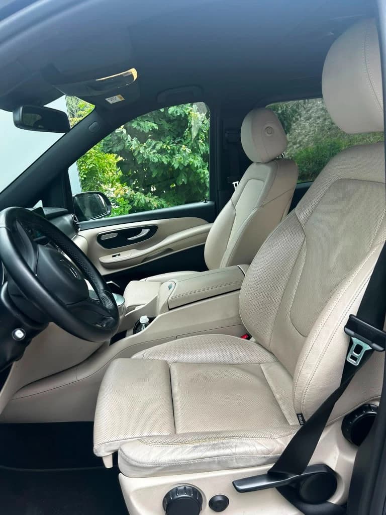Luxury Beige Leather Front Cabin